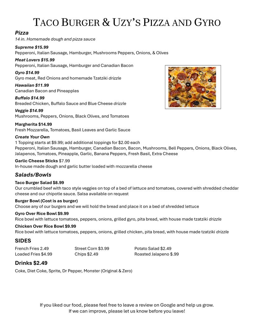 Uzy's Pizza & Gyro